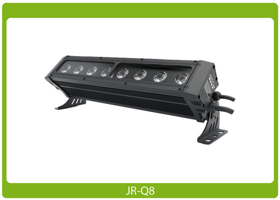 LED Bar Outdoor 8×10W Quadcolor RGBW 4in1, Two Sections Control