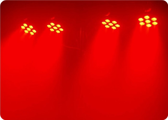 Metallic Flat Par Can 7* 8W Quad RGBW, DMX most reliable and cost effective equipment LED Par Light Indoor