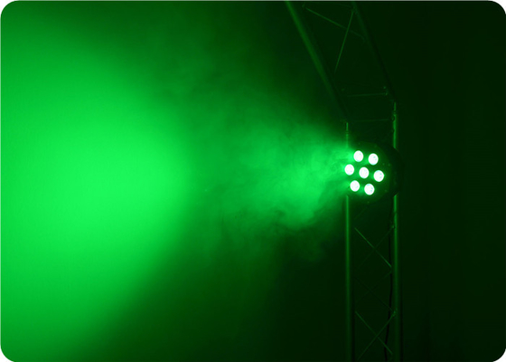 Metallic Flat Par Can 7* 8W Quad RGBW, DMX most reliable and cost effective equipment LED Par Light Indoor