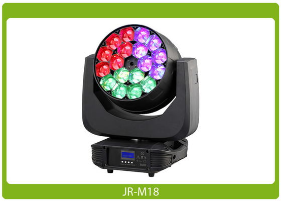 LED Moving Head Beam, 18x15W, RGBW 4-in-1 Affordable Lighting Equipment LED Moving Head Light
