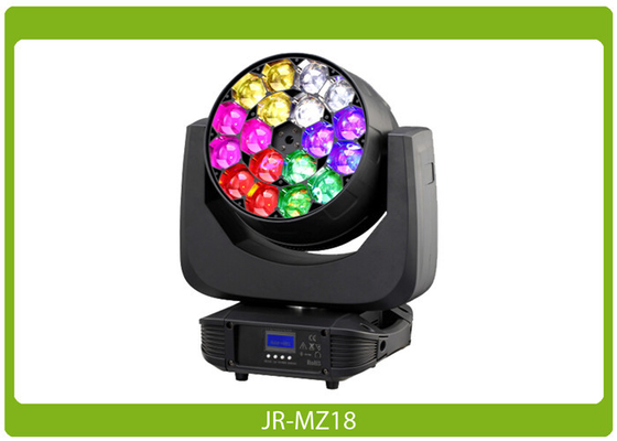 LED Moving Head Beam Zoom, 18x15W, RGBW 4-in-1 Affordable Lighting Equipment