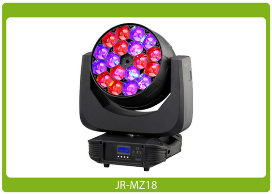 LED Moving Head Beam Zoom, 18x15W, RGBW 4-in-1 Affordable Lighting Equipment