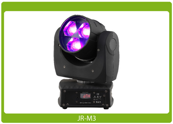 LED Moving Head Light Beam, 3x15W, RGBW 4-in-1 Affordable Lighting Equipment