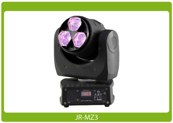LED Moving Head Zoom, 3x15W, RGBW 4-in-1 Affordable Lighting Equipment LED Moving Head Light