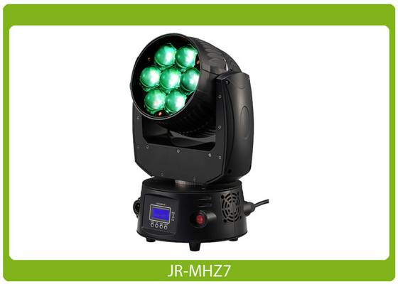 Led Moving Head Wash Zoom 7X15W 7-60 Degree RGBW(4IN1) Black Housing LED Moving Head Light