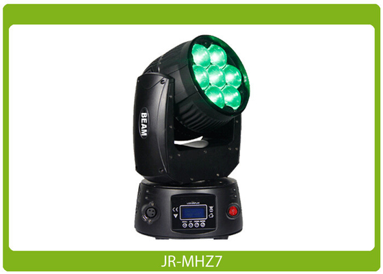 Led Moving Head Wash Zoom 7X15W 7-60 Degree RGBW(4IN1) Black Housing LED Moving Head Light