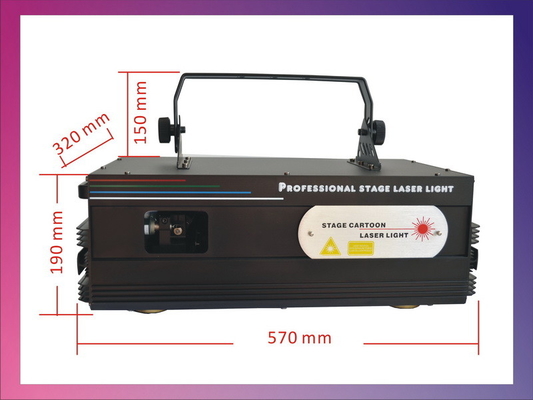 Stable 3W RGB Laser Light for Medium-sized Bar, Small Performance Stage and Wedding