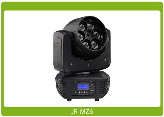 LED Moving Zoom Wash, 6x15W, RGBW 4-in-1 Вращающаяся голова Китай LED Moving Head Light