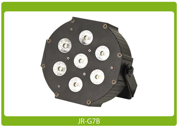 Metallic Flat Par Can 7* 8W Quad RGBW, DMX most reliable and cost effective equipment LED Par Light Indoor