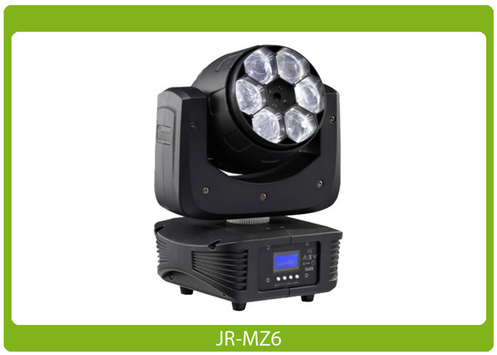 Inteligentní světla Hlava Zoom mytí 6x15W, RGBW 4-in-1 Pohyblivou Hlavou Zoom Wash